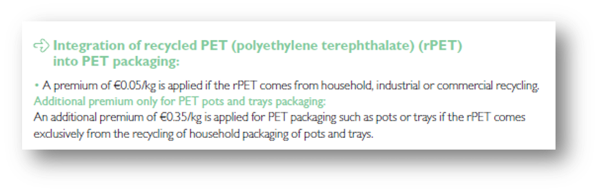 ENVASES PET · Bandejas RPET · Reciclados y Reciclables