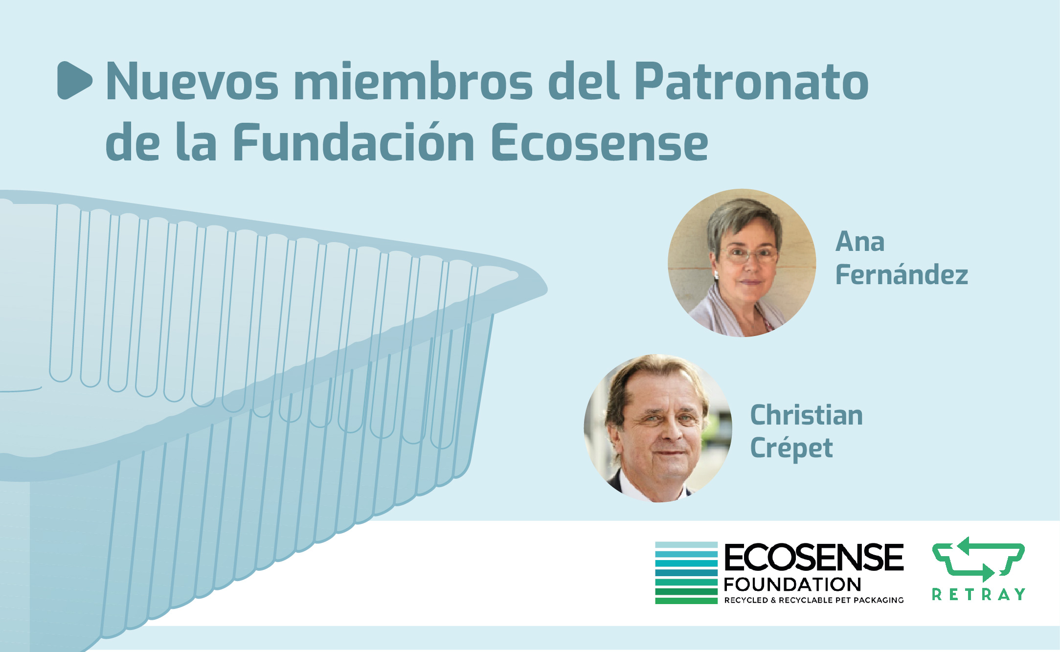 Ana Fernández y Christian Crépet, nuevos miembros del Patronato de la Fundación Ecosense